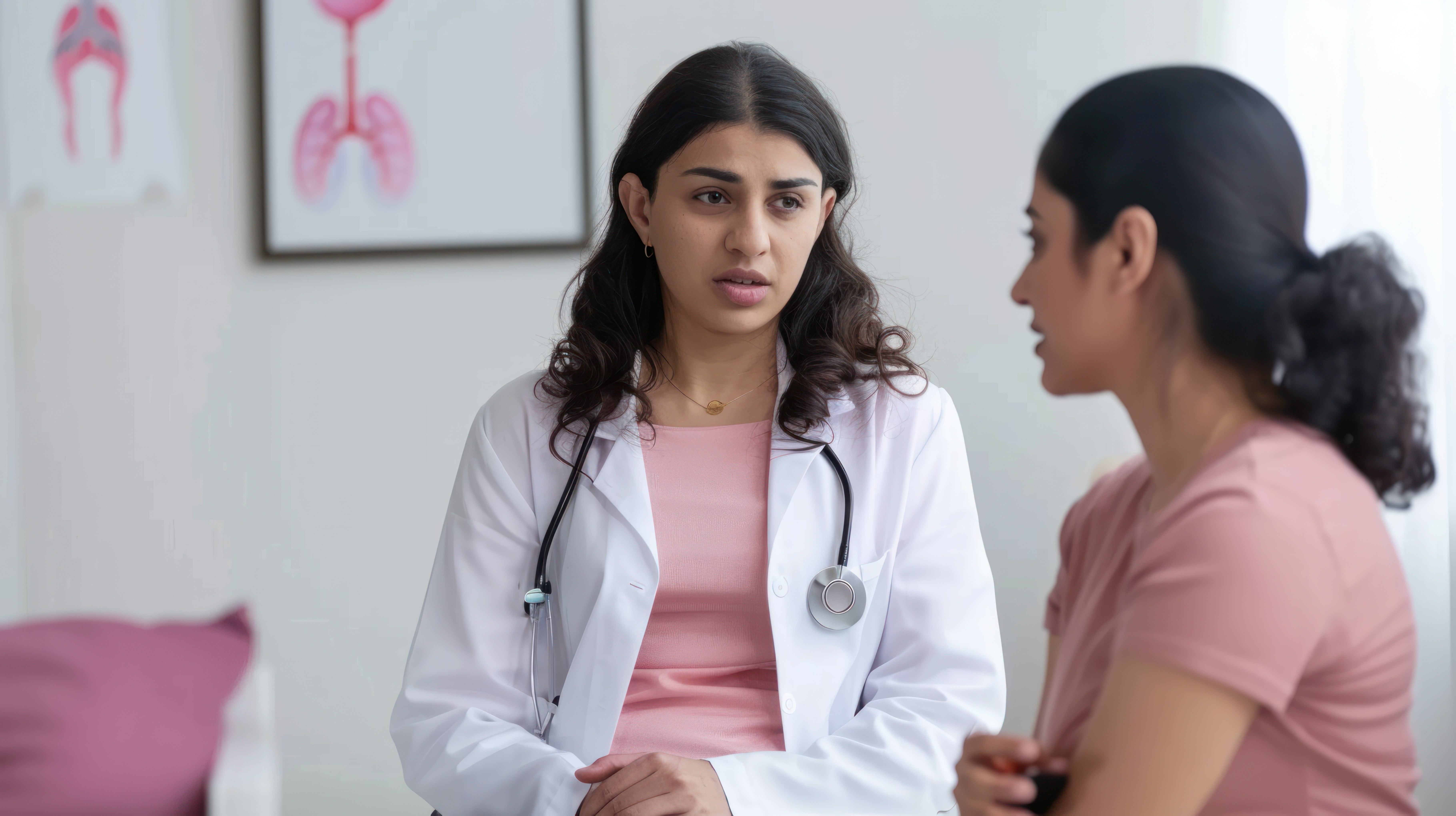 Doctor consulting with patient