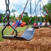 Empty swing on a playground